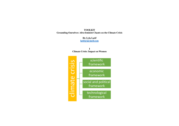 Toolkit for African Feminists on Climate Finance
