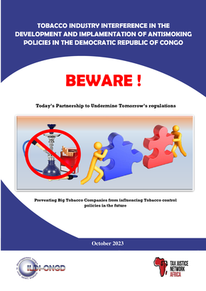 Tobacco Industry Interference in the Development and Implementation of Antismoking policies in DRC